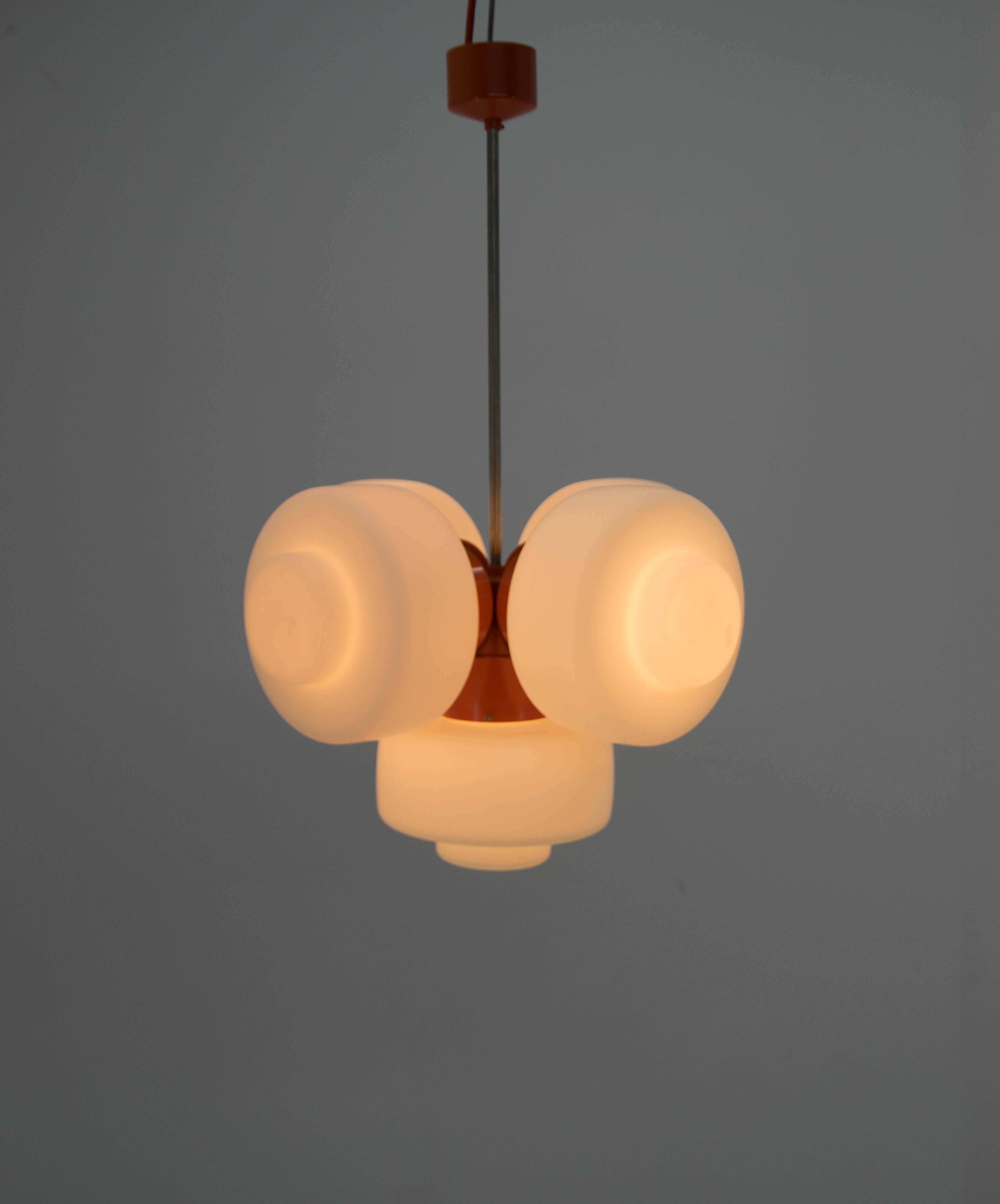 Midcentury chandelier, Napako, 1960
