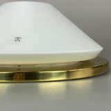 70s Peill & Putzler Plafoniere ceiling lamp glass space design lamp 70s