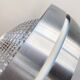 Vintage RAAK hanging lamp B-1044, aluminium and glass shade