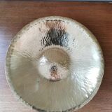 Art Deco cut in hammered solid brass