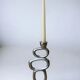 Circle candlestick by Matthew Hilton, solid aluminium, circa 1980