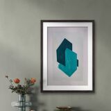 Abstract painting geometric constructivism