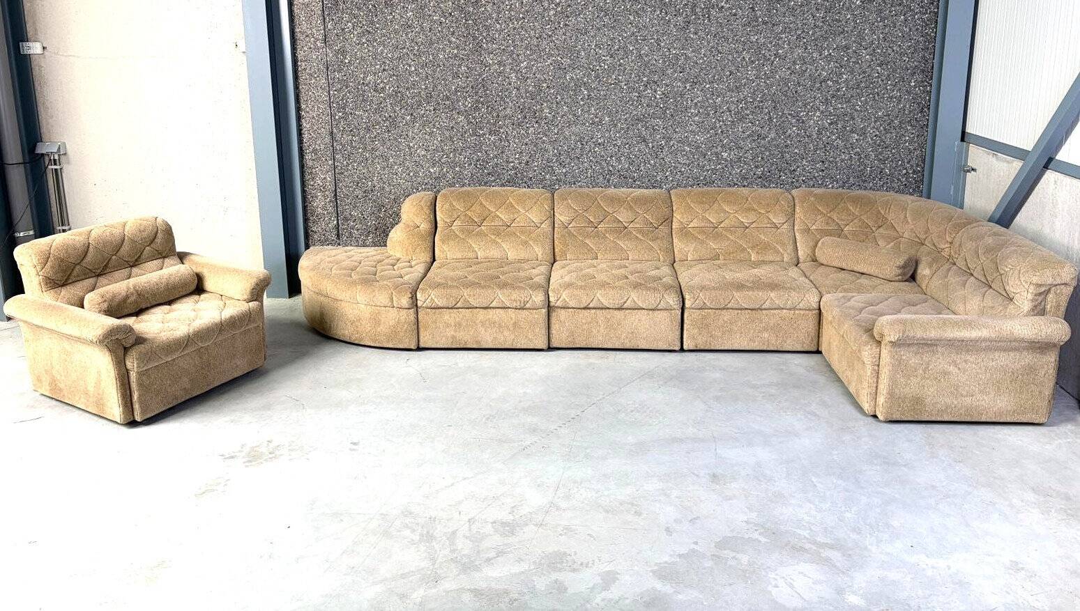 Canapé modulaire vintage par Laauser, années 1970