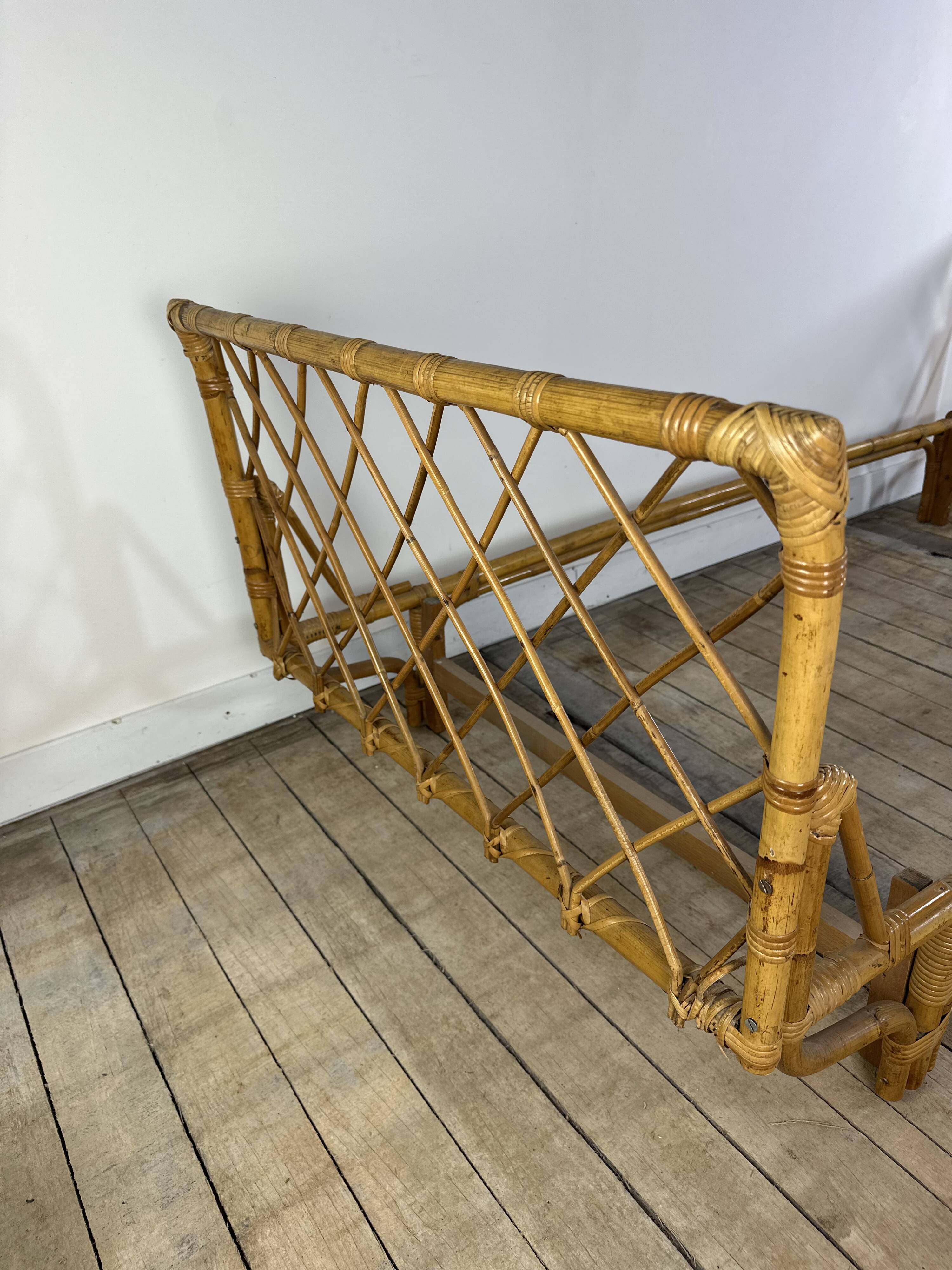 Lit en rotin et bambou, 1960