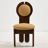 Chaise en pin hongrois par Mária Szedleczky, Set de 6