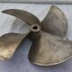 Radice bronze boat propeller
