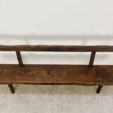 Brutalist elm bench by Aranjou