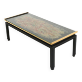Table basse peinte vintage belge par De Coene Frères, années 1950.