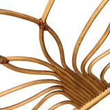 Vintage rattan headboard 1970 140cm