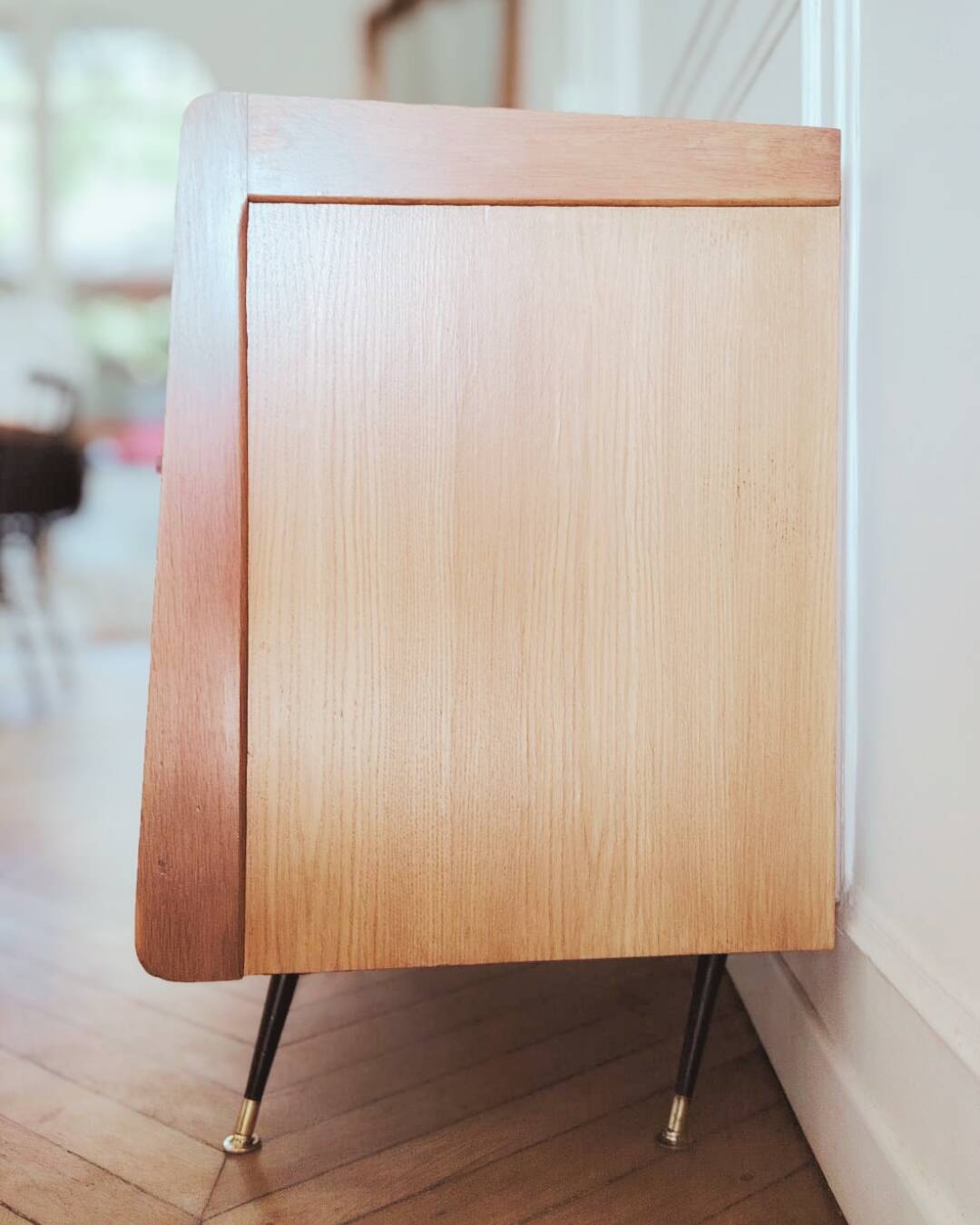 Low buffet/renovated vintage sideboard, Scandinavian style, 1950s-60s