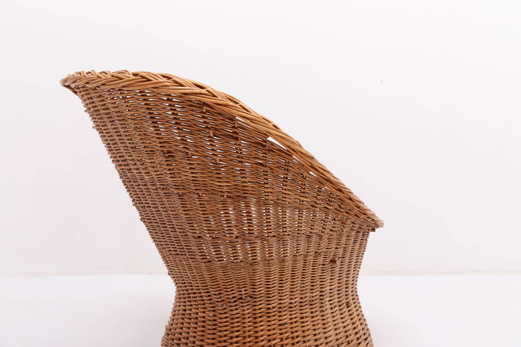 1970’s Vintage Danish design wicker lounge chairs