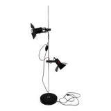 Black vintage floor lamp, 1970's