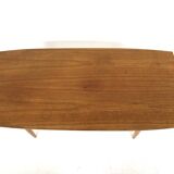 Table basse scandinave en teck, Suède, 1950
