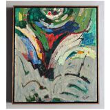 Midcentury abstract composition by Dutch artist Rien Goené (1929 – 2013)