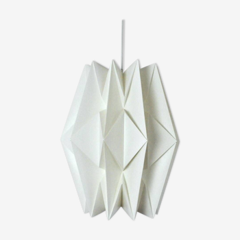 Large Le Klint hand-pleated hanging lamp by Peter Hvidt & Orla Mølgaard-Nielsen