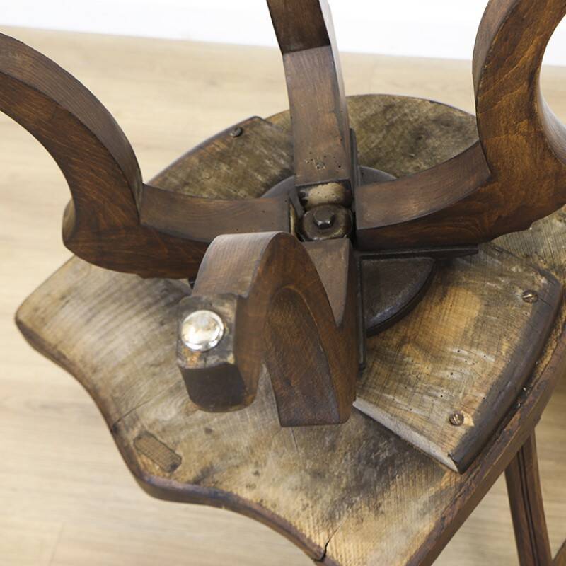 Antique english trapnell & gane office chair