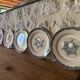 Flat plates Jules Vieillard Bordeaux in ironstone