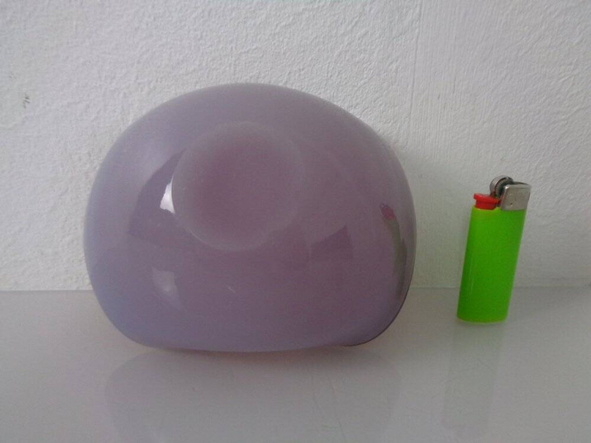 Red and Lilac Sommerso Murano Glass Bowl or Ashtray, Italy, 1960s