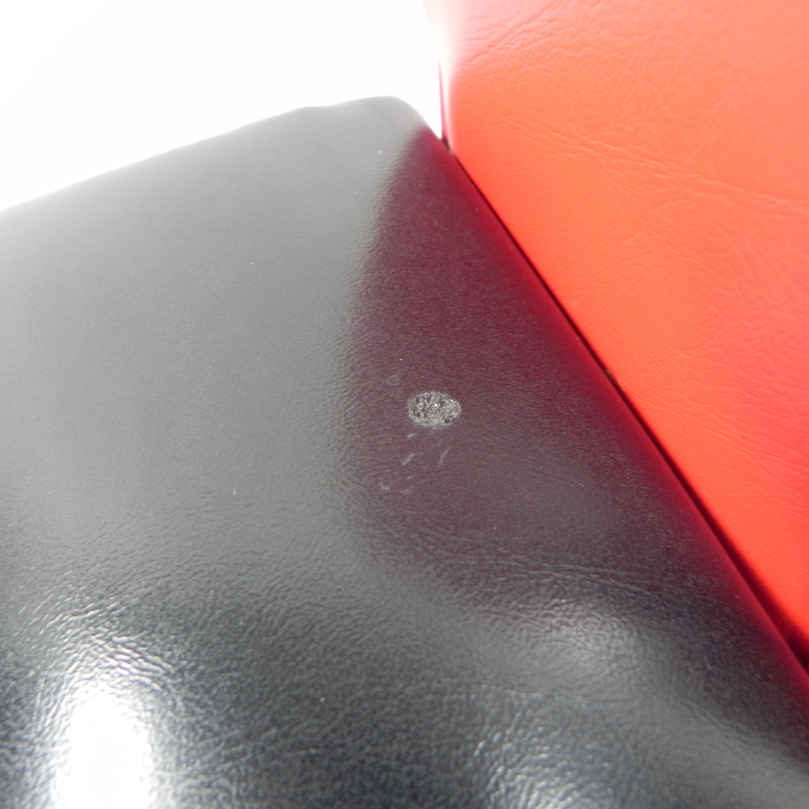 Vintage skai armchair with armrests