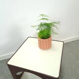 Table d'art Kubus Space Age Bruine