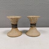 A set of beautiful ceramic candle holders from Danish Tue Poulsen.