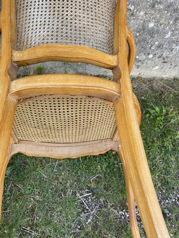 Fauteuil canné