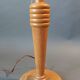 Art Deco turned wooden lamp base.