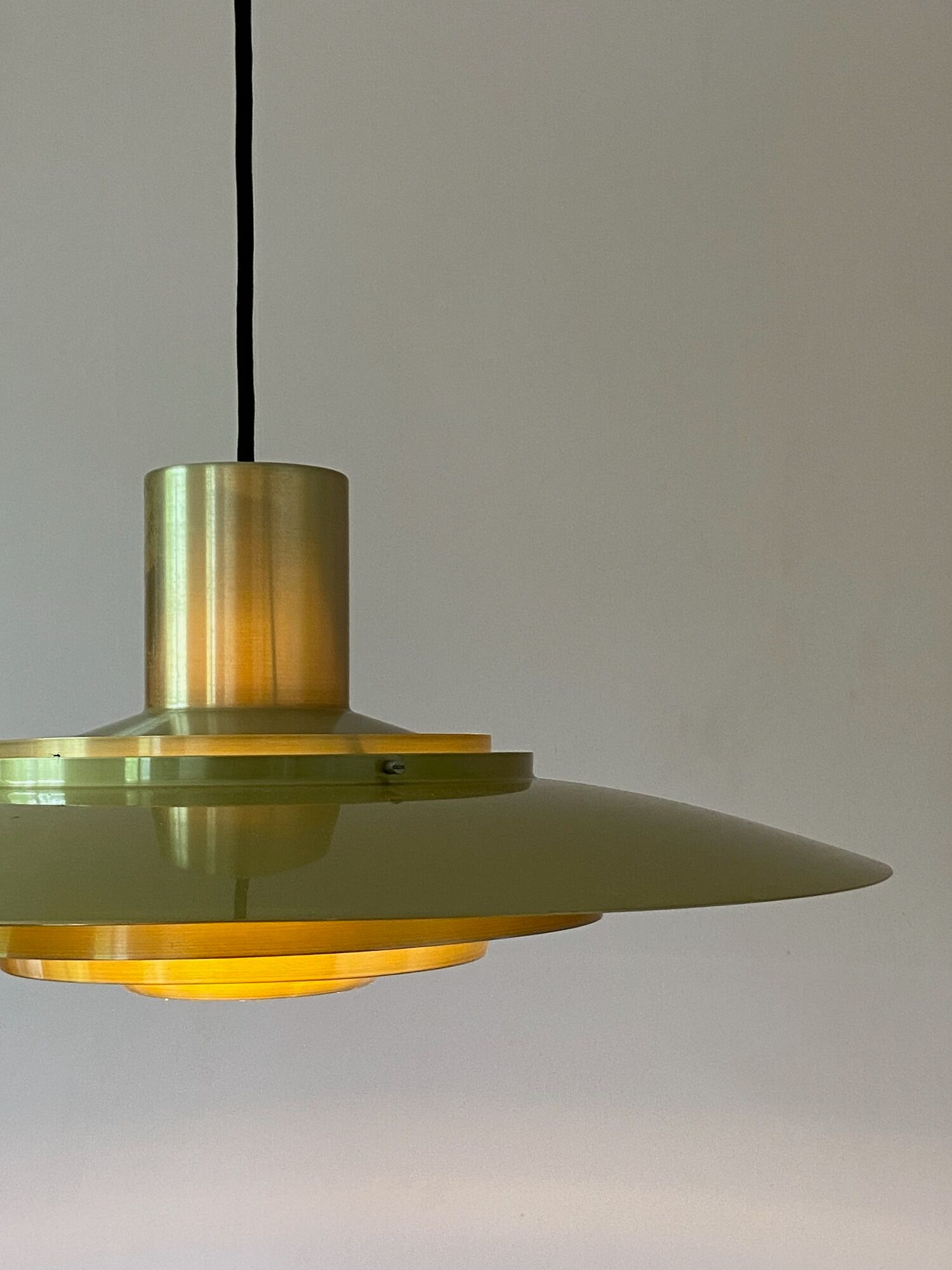 Brass Preben Fabricius & Jørgen Kastholm Pendant Lamp by Nordisk Solar Denmark