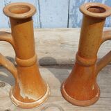 Sandstone candlesticks