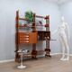 Mid-Century Italian teak bookcase / room divider AV Arredamenti 1960s