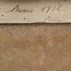 Miniature pyrographed wardrobe from 1912.
