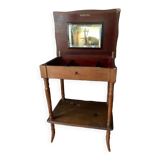 Workers' table Art Nouveau marquetry