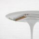 Extendable custom Knoll Tulip Dining Table, 1980