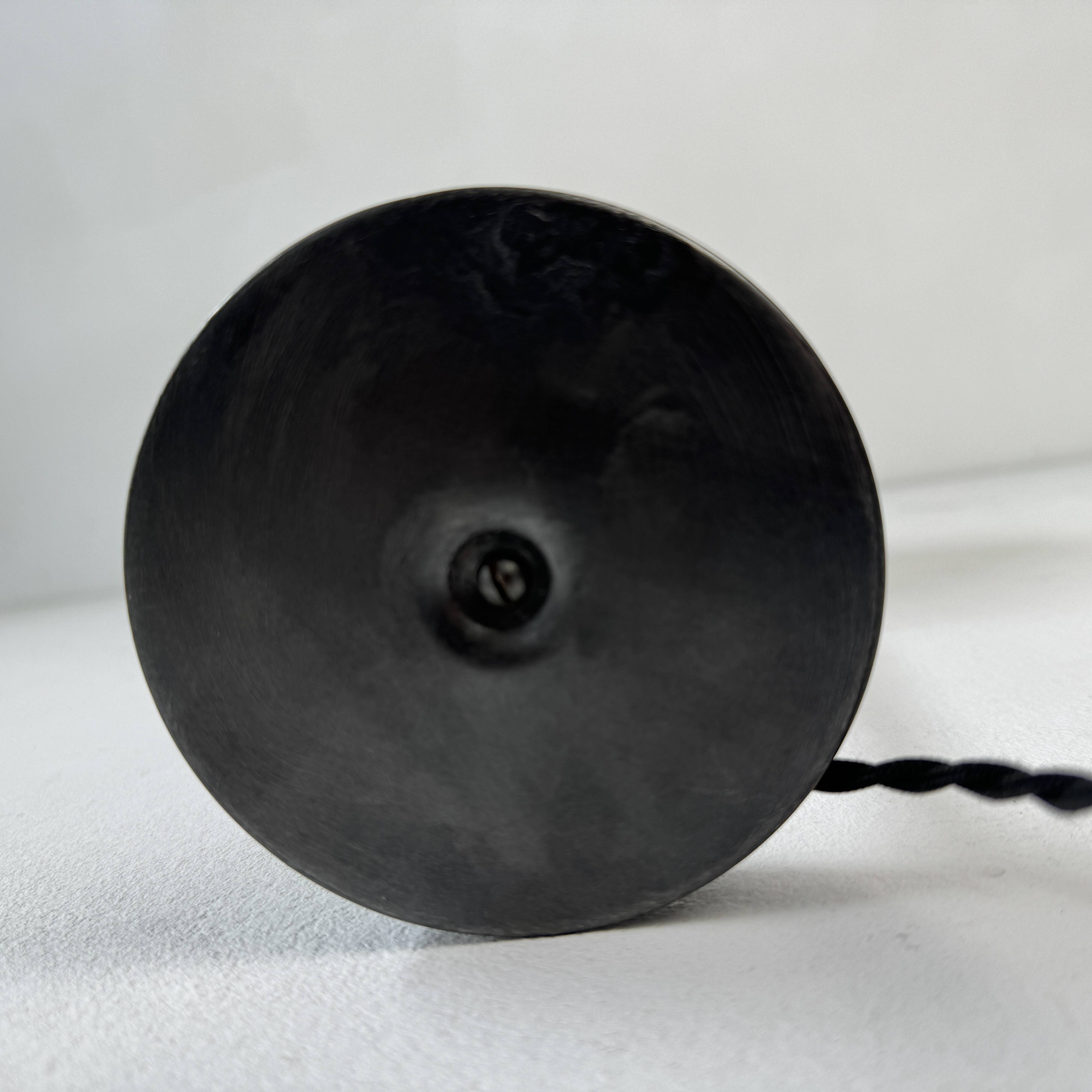 Old small vintage opaline table lamp