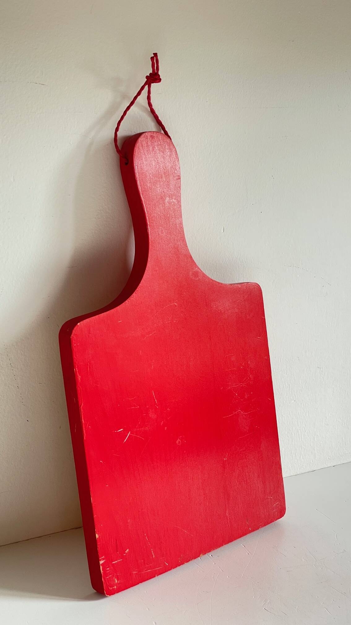 Vintage Red Plate Mat