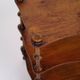 Etagere/shelf with 3 shelves - mahogany - turned columns - wheels - 19th century
