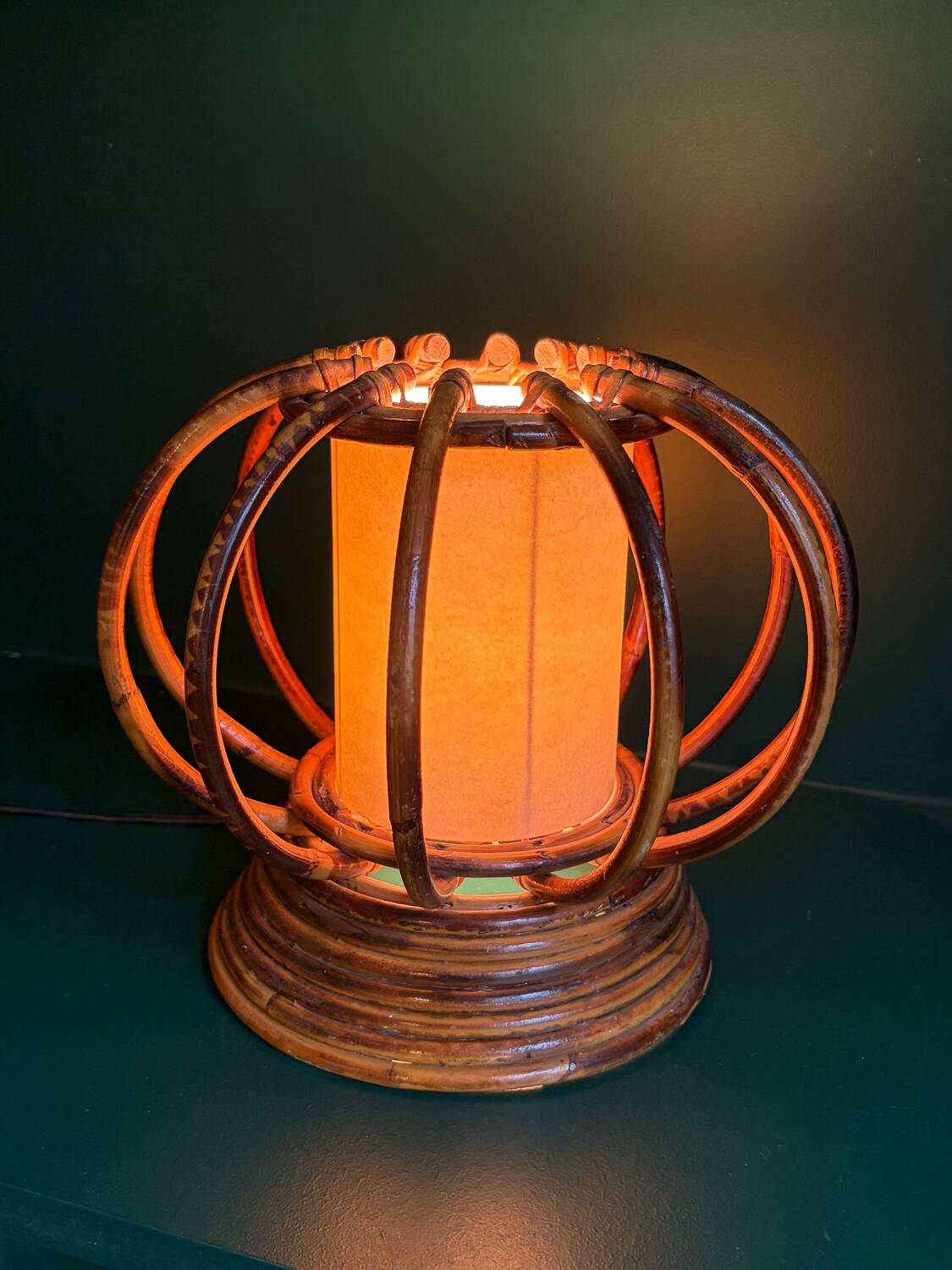 Louis Sognot, bamboo lamp