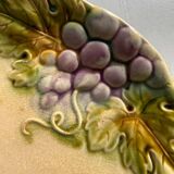 Signed barbotine plate
