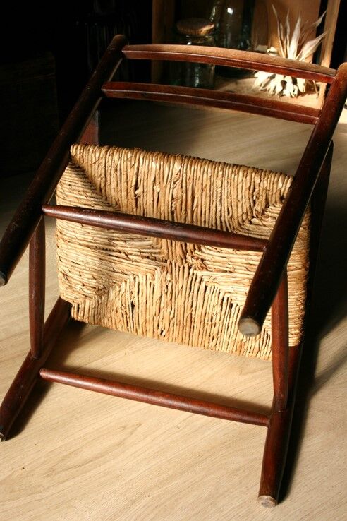 Antique children's mulched armchair