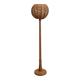 Oak floor lamp