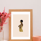 "Contemplating" illustration