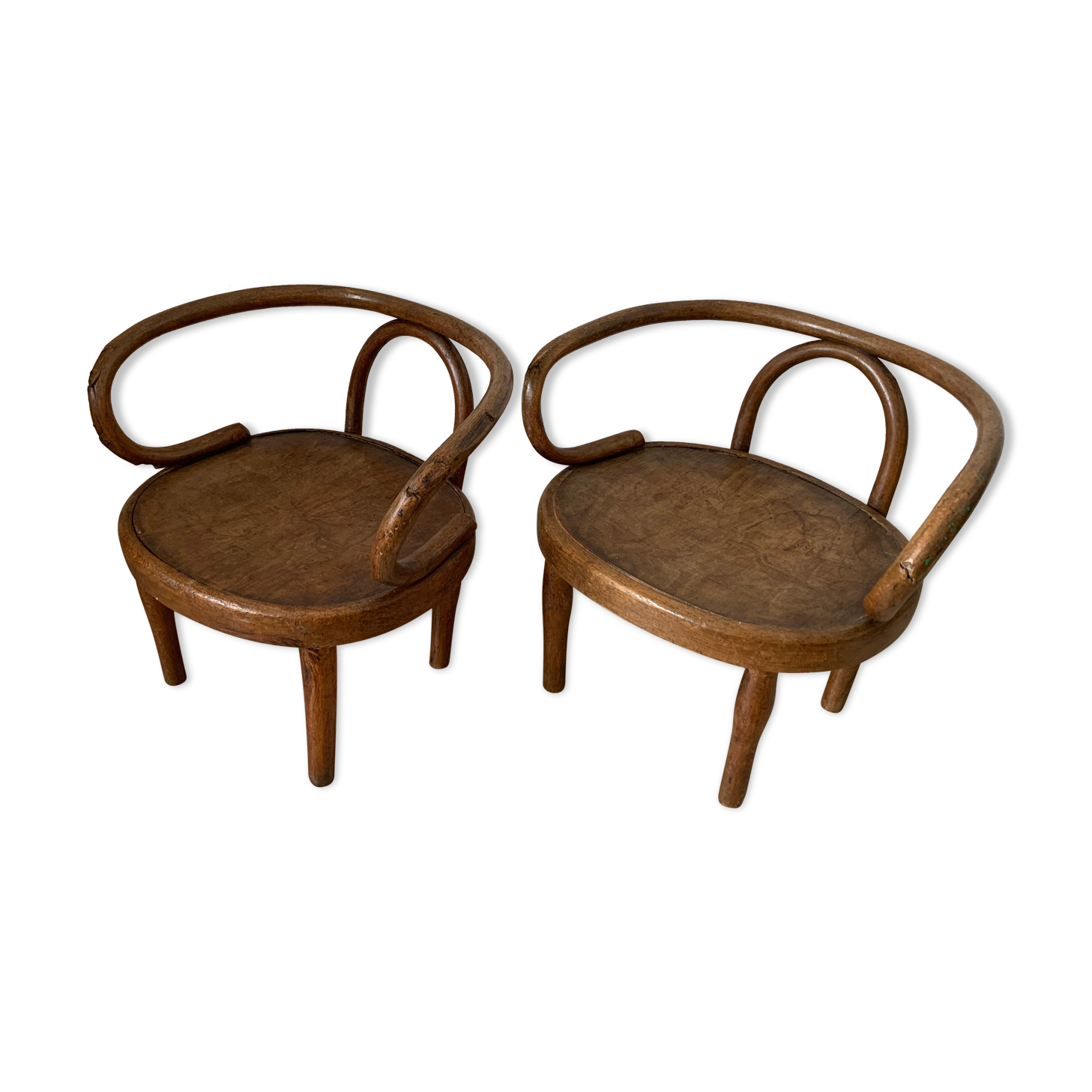 Set of 2 armchairs Fischel child antique