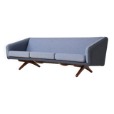 Canapé trois places Illum Wikkelso modèle ML-90 Laursen Danemark 1960