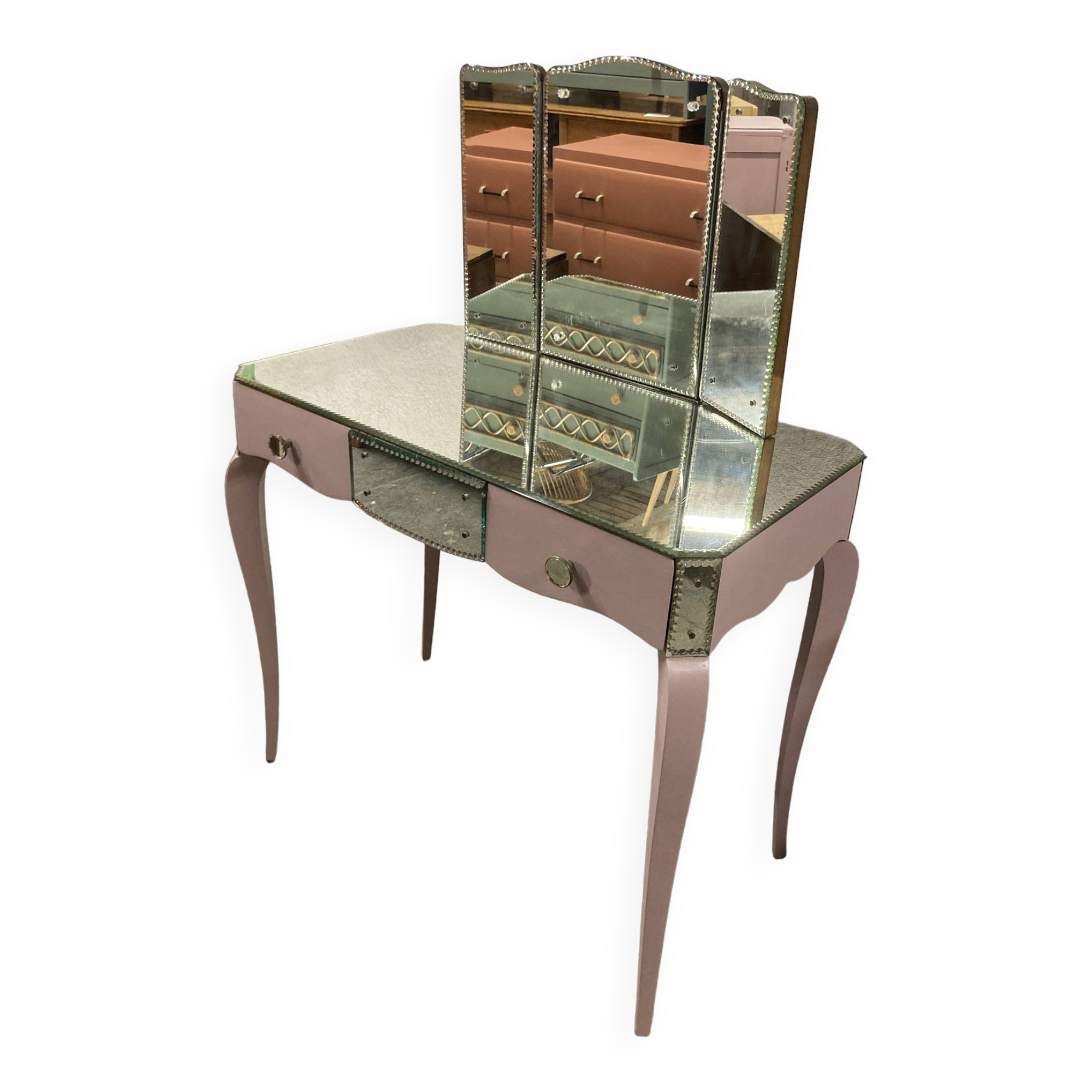 Venetian dressing table mirrors 1950 restored