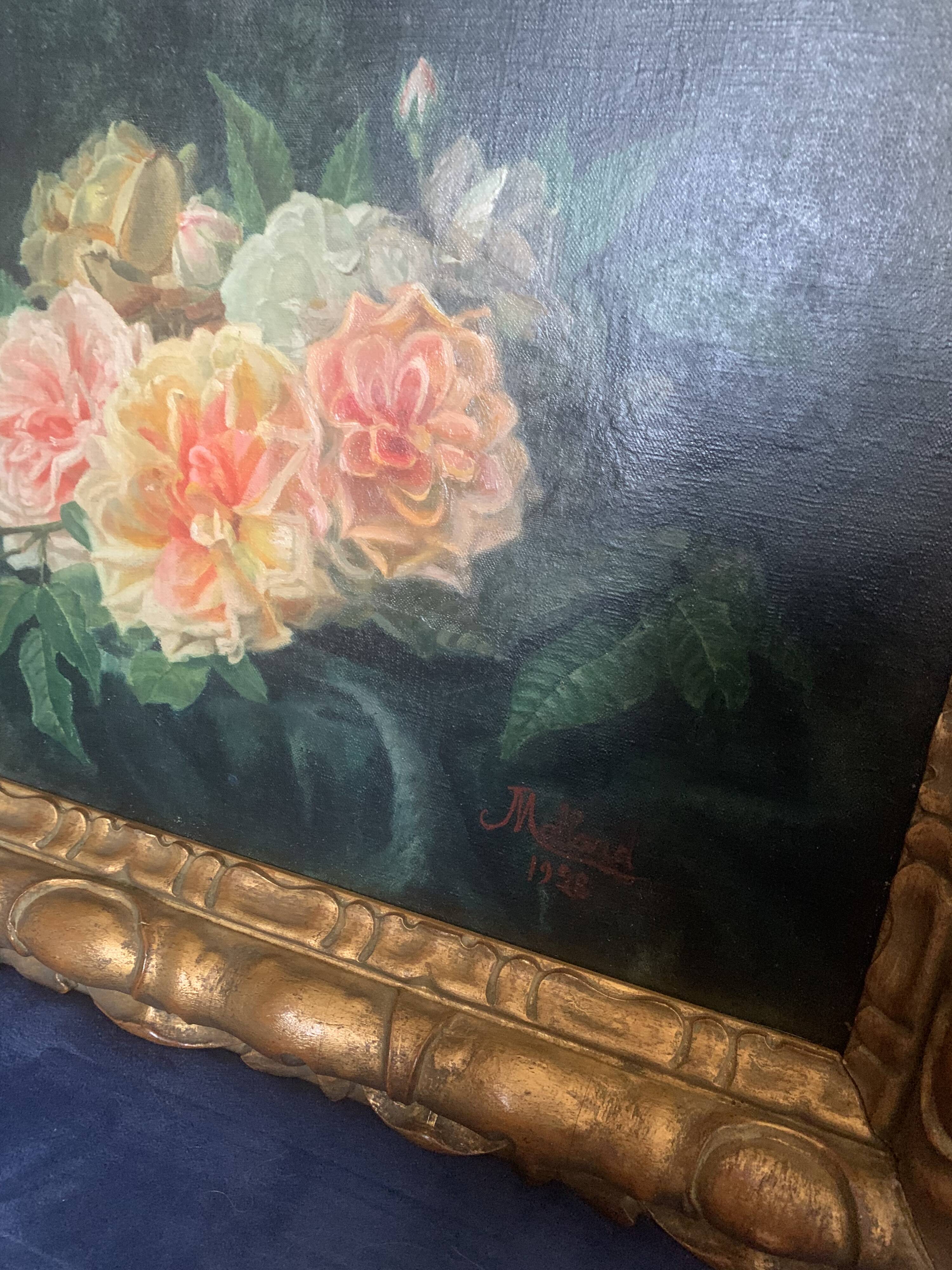 Flowers Oil Painting The First Half of the 20th Century