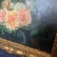 Peinture à l'huile de fleurs de la première moitié du XXe siècle