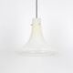 Superb large opaline glass pendant by Limburg, Germany, 1970s.
