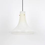 Suspension en verre opalin par Limburg, Allemagne, années 1970