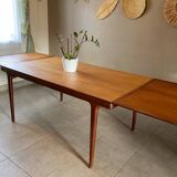 Vintage extendable teak table