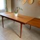 Vintage extendable teak table